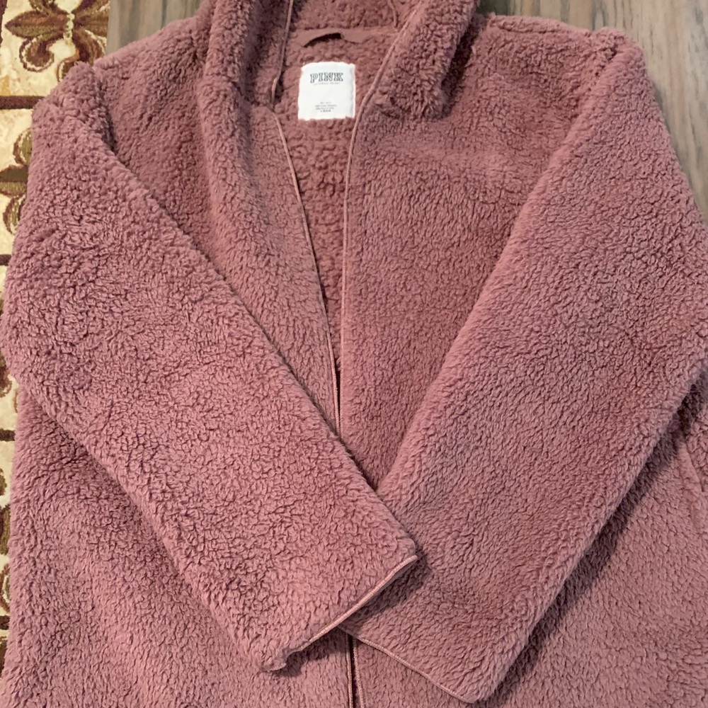 Victoria's Secret PINK Sherpa fleece hoodie